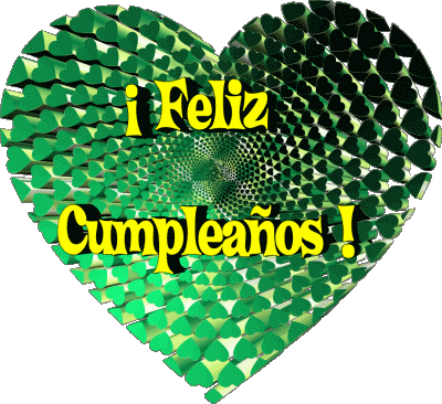 009 Corazón Feliz Cumpleaños Spanish Messages 