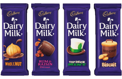 Cadbury Chocolates Comida 