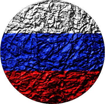 Tondo Russia Europa Bandiere 