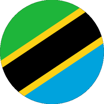 Rond Tanzania África Banderas 