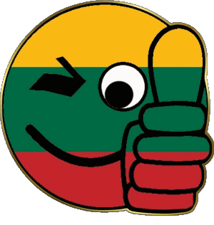 Smiley - OK Lituanie Europe Drapeaux 