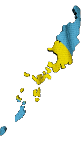 Karte Palau Ozeanien Fahnen 