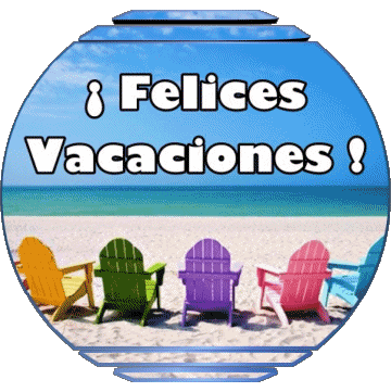02 Fond Transparent Felices Vacaciones Espagnol Messages 