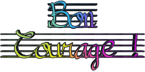 01 Bon Courage French Messages 