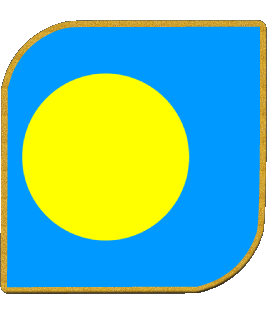 Platz Palau Ozeanien Fahnen 