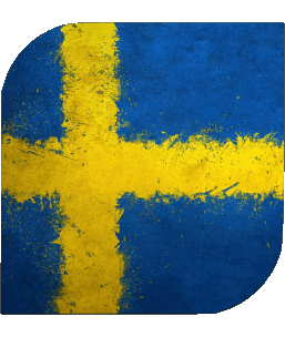 Square Sweden Europe Flags 