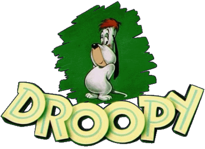 Droopy Logo Tex Avery Cartoons TV Filme Multimedia 