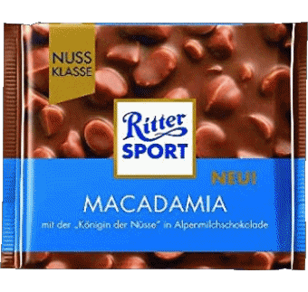 Macadamia-Macadamia Ritter Sport Pralinen Essen 