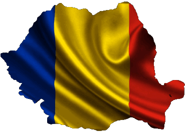 Map Romania Europe Flags 