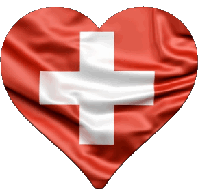 Cuore Svizzero Europa Bandiere 