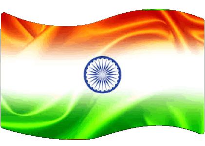 Rectangle India Asia Flags 