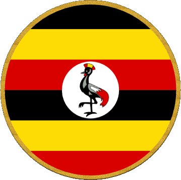 Ronda Uganda África Banderas 