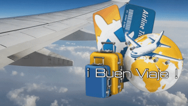 001 Sfondo animato Buen Viaje Spagnolo Messagi 