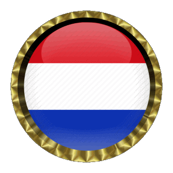 Round - Rings Netherlands Europe Flags 