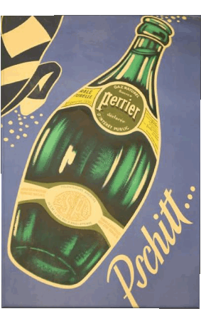 Perrier Poster retrò - Marchi Umorismo -  Fun 