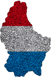 Carte Luxembourg Europe Drapeaux 