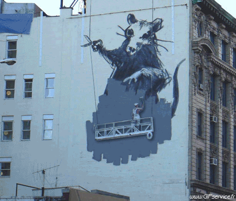 Series 01 Street Art Graffiti Humor -  Fun 