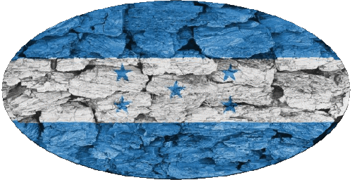 Oval Honduras Amerika Fahnen 