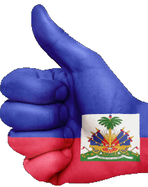 Various Haiti America Flags 