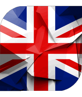 Quadrato UK Europa Bandiere 