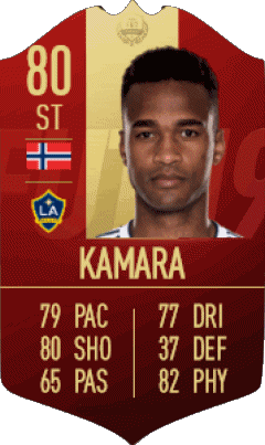 Ola Kamara Norvegia F I F A - Giocatori carte Videogiochi Multimedia 