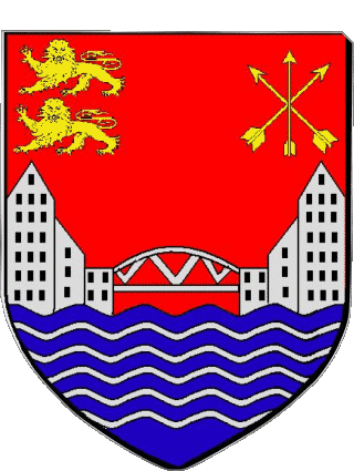 Wappen-Wappen VAL DE REUIL 27 Abteilungen - Städte Frankreich Fahnen 