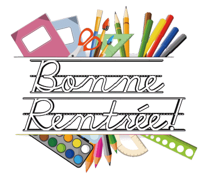 013 Transparent Background Bonne Rentrée French Messages 