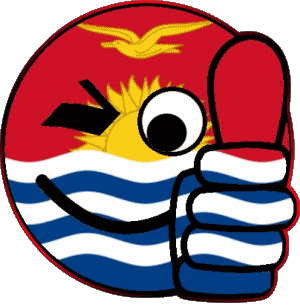 Smiley - OK Kiribati Oceania Flags 