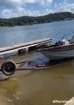 Humor -  Fun Transport Boote Unfall - Laufen auf Grund 2 