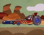 Multi Média Dessins Animés TV Cinéma Les Fous du volant Motors Race Video GIF - 02 