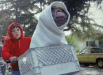 E.T-Humor -  Fun Morphing - Sehen Sie aus wie Filme - Helden Eindämmung Covid Kunst Nachbildungen Getty Herausforderung E.T