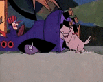 Multi Média Dessins Animés TV Cinéma Les Fous du volant Motors Race Video GIF - 02 