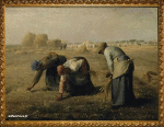Jean-François Millet (II) - The Gleaners-Humor -  Fun Morphing - Look Like Various painting containment covid art recreations getty challenge 