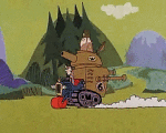 Multi Média Dessins Animés TV Cinéma Les Fous du volant Motors Race Video GIF - 03 
