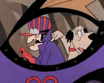 Multi Média Dessins Animés TV Cinéma Les Fous du volant Motors Race Video GIF - 03 