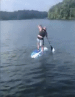 Humor -  Fun Sports Paddle Falls - Fail 