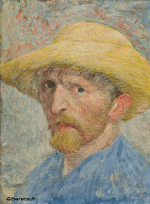 Umorismo -  Fun Morphing - Sembra Artisti pittori ricreazioni d'arte covid contenimento sfida Van Gogh 