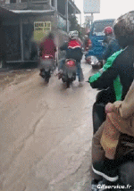 Humor - Fun Transporte Scooter Accident - Fail 