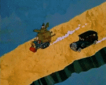 Multi Média Dessins Animés TV Cinéma Les Fous du volant Motors Race Video GIF - 08 