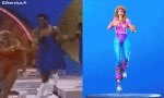 Work it out-Multimedia Videospiele Fortnite Dance Duo Work it out