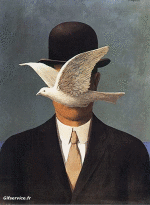Morphing - Look Like Painters artists containment covid art recreations Getty challenge - René Magritte 