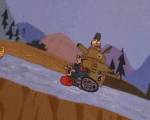 Multimedia Cartoons TV Filme Wacky Races Motors Race Video GIF - 07 