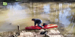 Humor -  Fun Sports Canoe Kayak Falls - Fail 