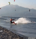 Humour - Fun Sports Kite Surf Gamelle Fail 