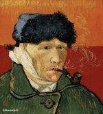 Humor -  Fun Morphing - Sehen Sie aus wie Maler Künstler Eindämmung Covid Kunst Nachbildungen Herausforderung Van Gogh 
