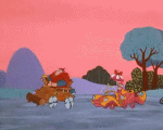 Multi Media Cartoons TV - Movies Wacky Races Motors Race Video GIF - 10 