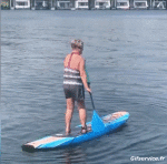 Humor -  Fun Sport Paddle Stürze - Fail 