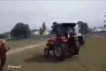 Humor -  Fun Transport Traktor Accident Fail 