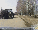 Humor -  Fun Transport Tractor Accident Fail 
