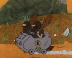 Multi Média Dessins Animés TV Cinéma Les Fous du volant Motors Race Video GIF - 05 
